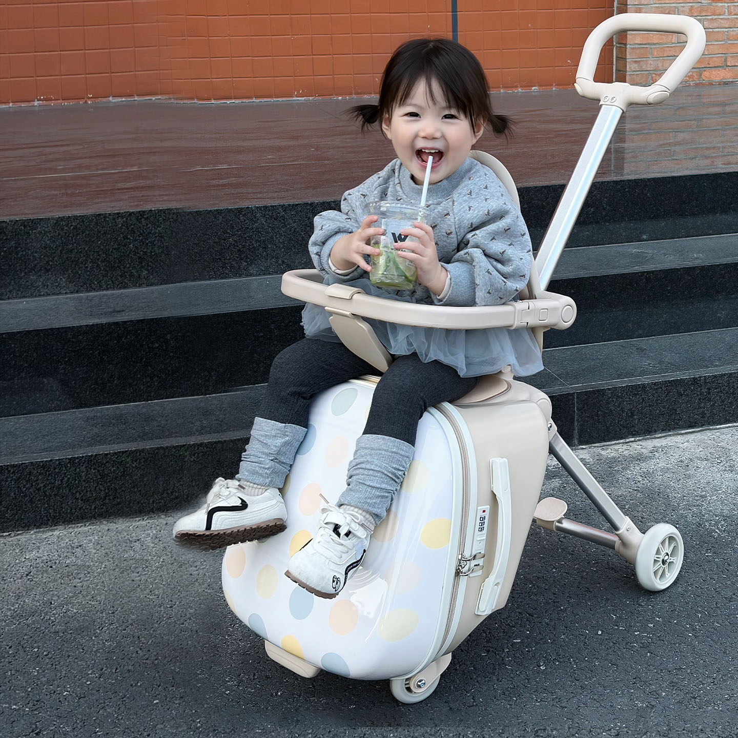 Baby Nursery Trolley - Bunnyfly Children Luggage Case Can Ride