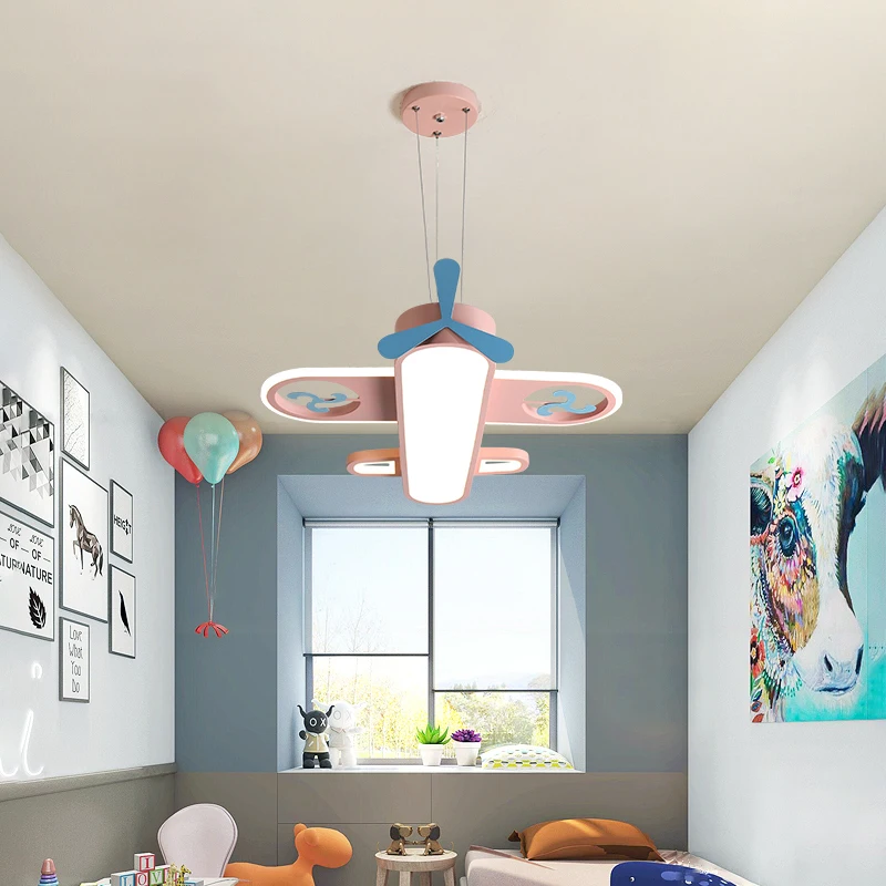 Baby Nursery Chandelier - 2025 Modern Pink Blue Chandelier Led