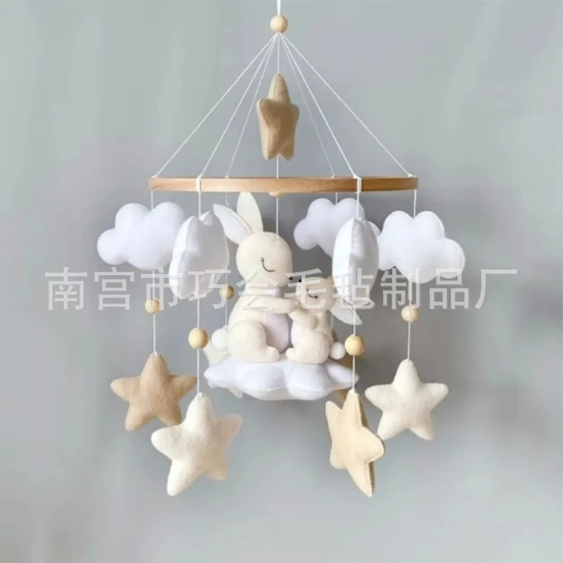 Handmade Soft Felt Bunny Baby  - Baby Nursery Crib recension och pris