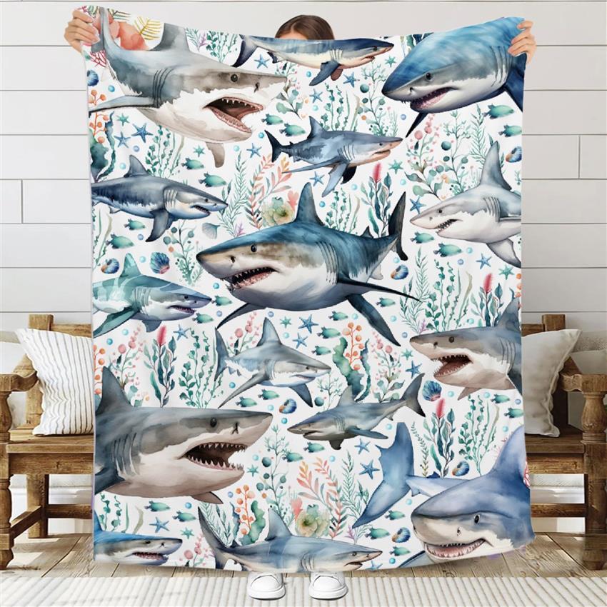 Nautical Ocean Life Shark Prin - Baby Nursery Ocean Theme recension och pris