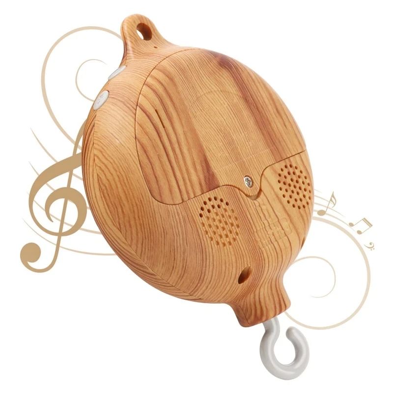 Crib Bell Rotary Music Box wit - Baby Nursery Song recension och pris
