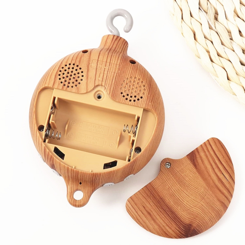 Crib Bell Rotary Music Box wit - Baby Nursery Song recension och pris