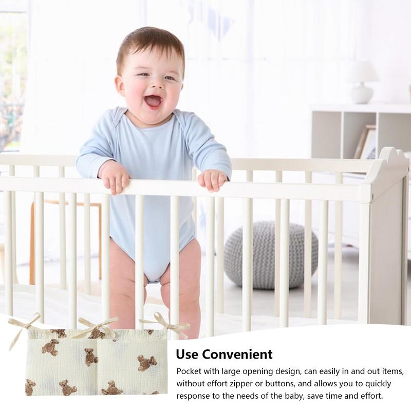 Baby Crib Organizer Cot Caddy  - Baby Nursery Storage recension och pris
