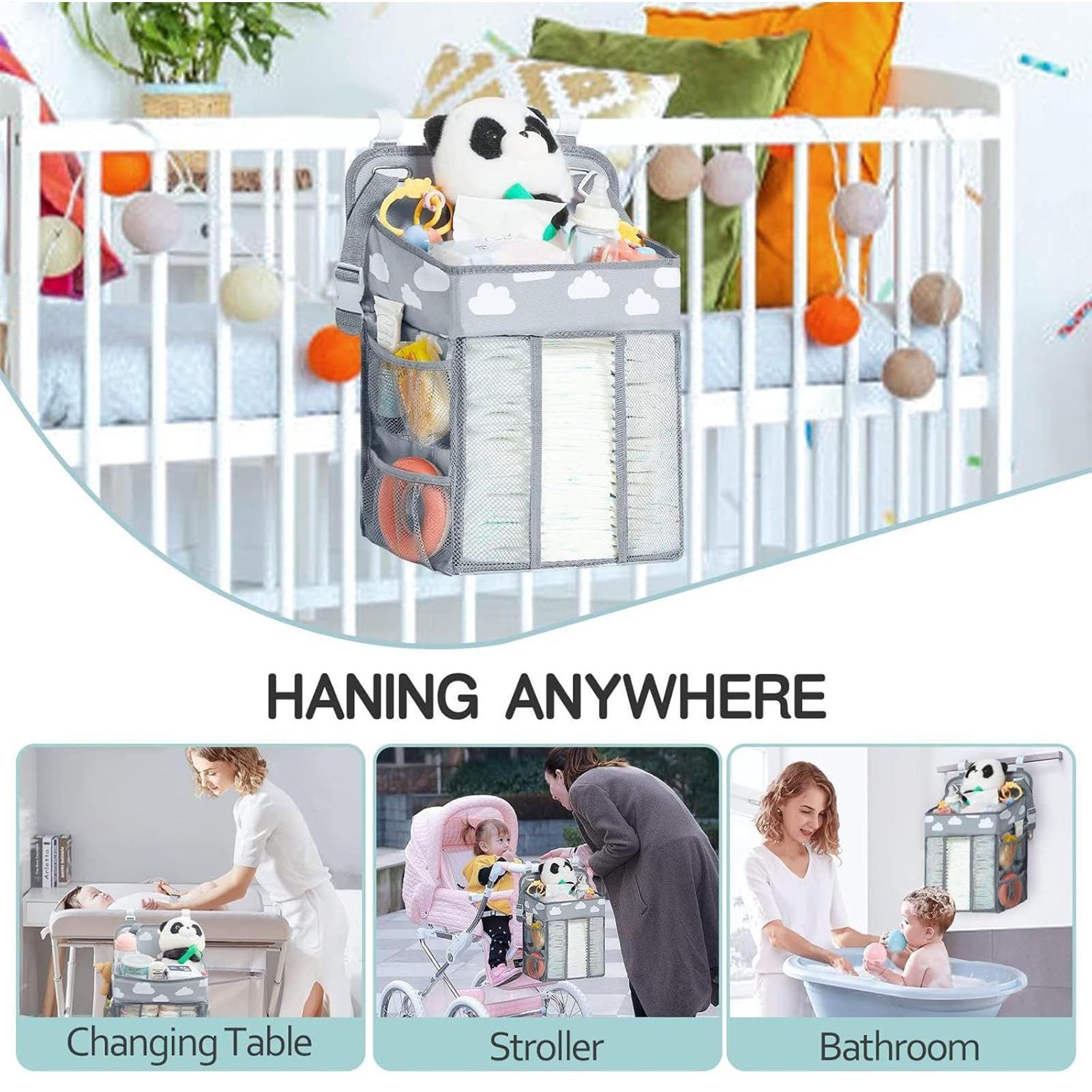Crib Diaper Organizer Waterpro - Baby Nursery Storage recension och pris