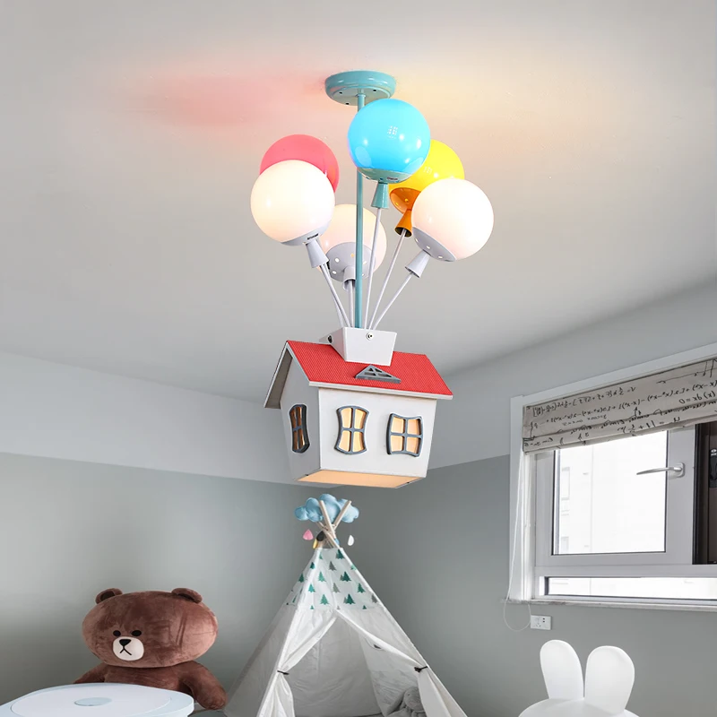 2026 Colorful Balloon House Wo - Baby Nursery Chandelier recension och pris