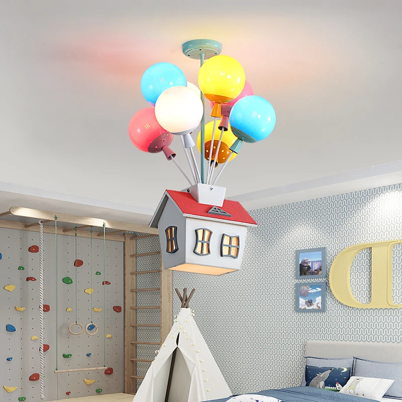 2026 Colorful Balloon House Wo - Baby Nursery Chandelier recension och pris