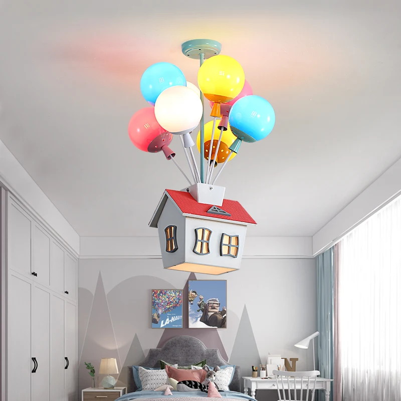 2026 Colorful Balloon House Wo - Baby Nursery Chandelier recension och pris