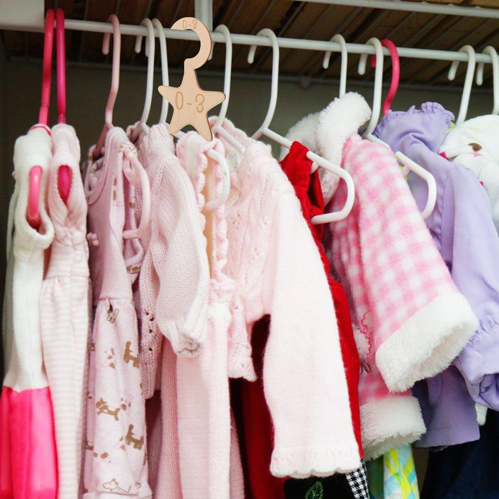 7Pcs Baby Clothes Closet Divid - Baby Nursery Storage recension och pris