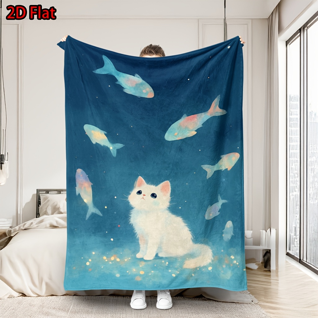 Cute Whimsical Cat Underwater  - Baby Nursery Ocean Theme recension och pris