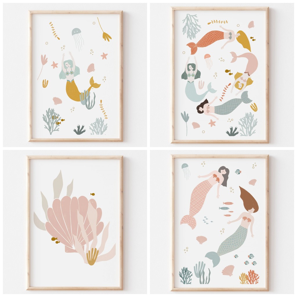 Boho Nursery Ocean Themed Pink - Baby Nursery Ocean Theme recension och pris