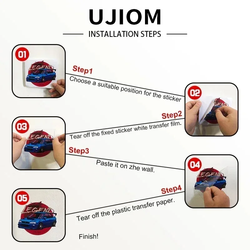 UJIOM Baseball with Flame Wall - Baby Nursery Vinyl Wall Stickers recension och pris
