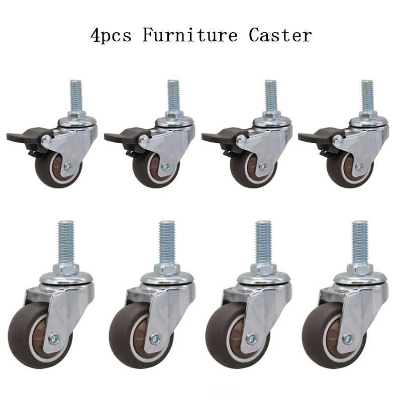 4pcs Furniture Casters Wheels  - Baby Nursery Trolley recension och pris