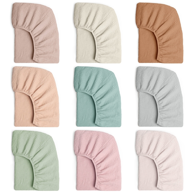 Soft Breathable Muslin Cotton  - Baby Nursery Crib recension och pris