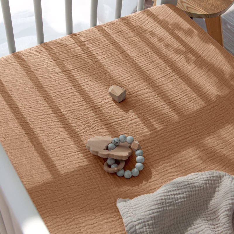 Soft Breathable Muslin Cotton  - Baby Nursery Crib recension och pris