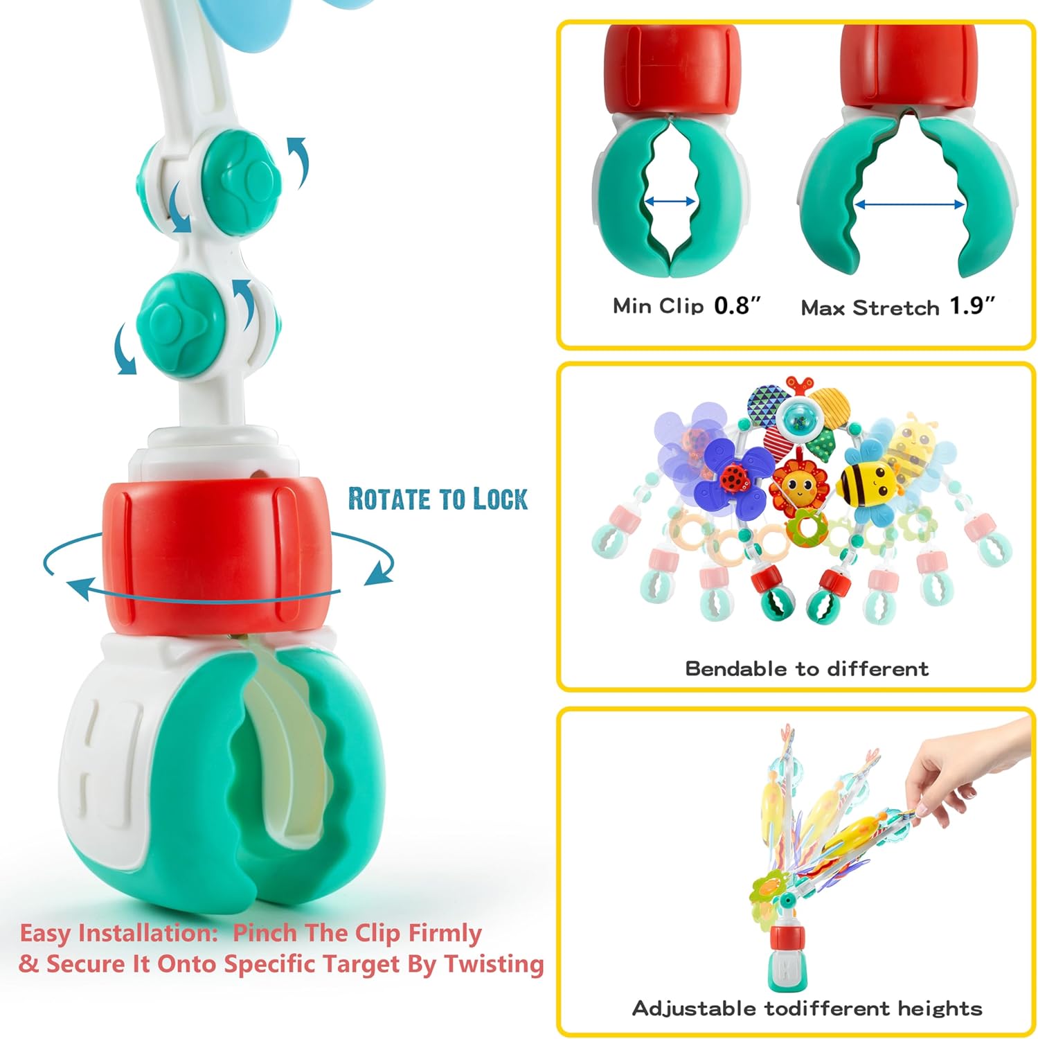 Adjustable Arch Bassinet Toys  - Baby Nursery Trolley recension och pris