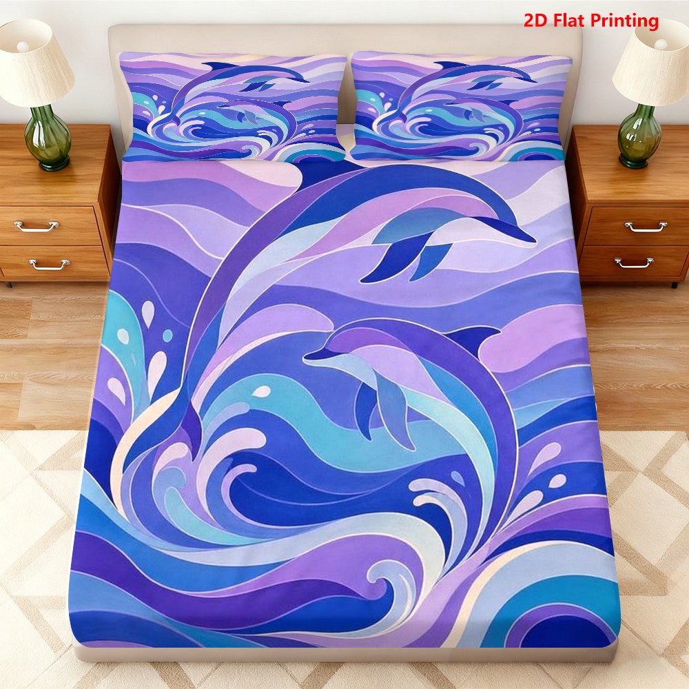 Ocean Wave Dolphin Bedding Set - Baby Nursery Ocean Theme recension och pris