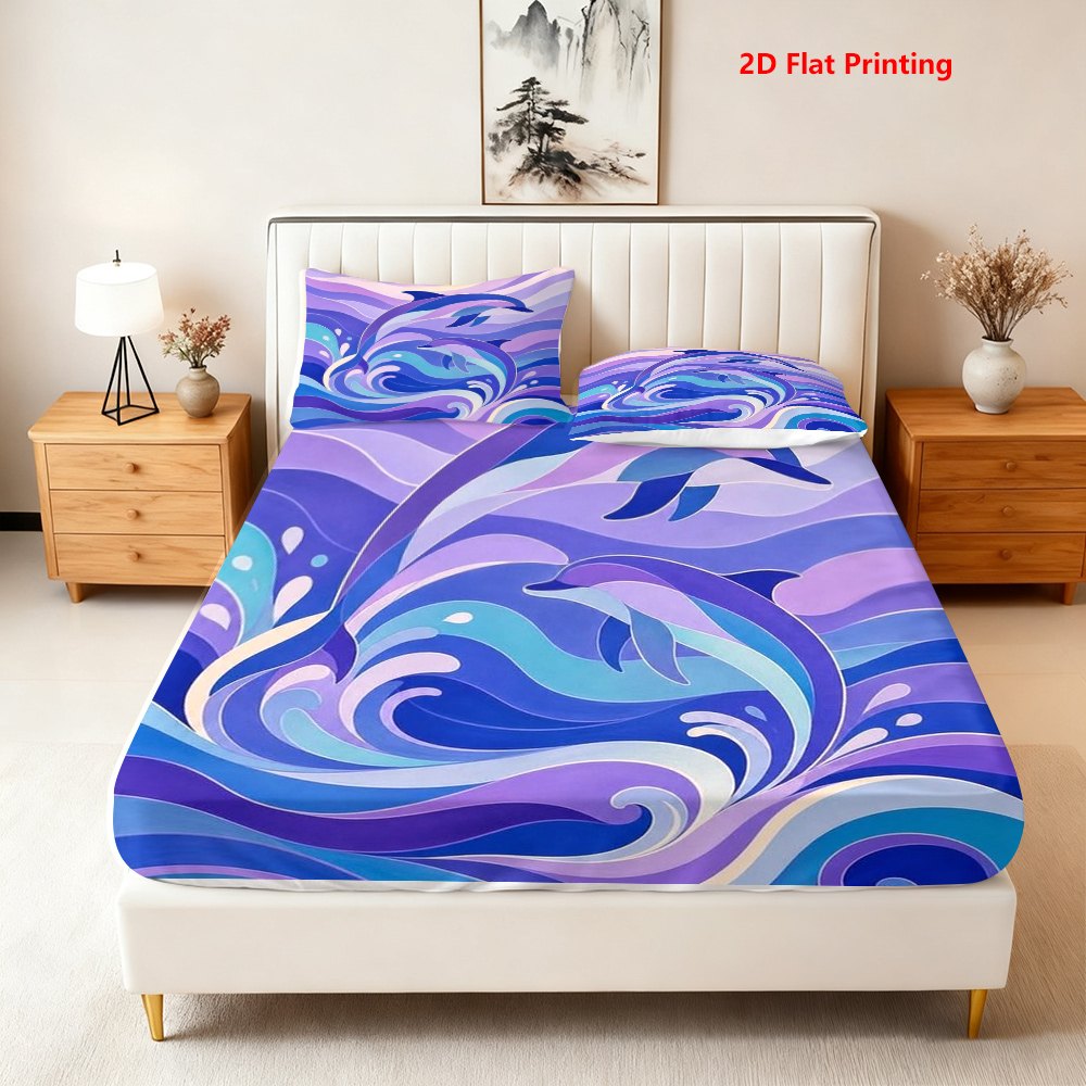 Ocean Wave Dolphin Bedding Set - Baby Nursery Ocean Theme recension och pris