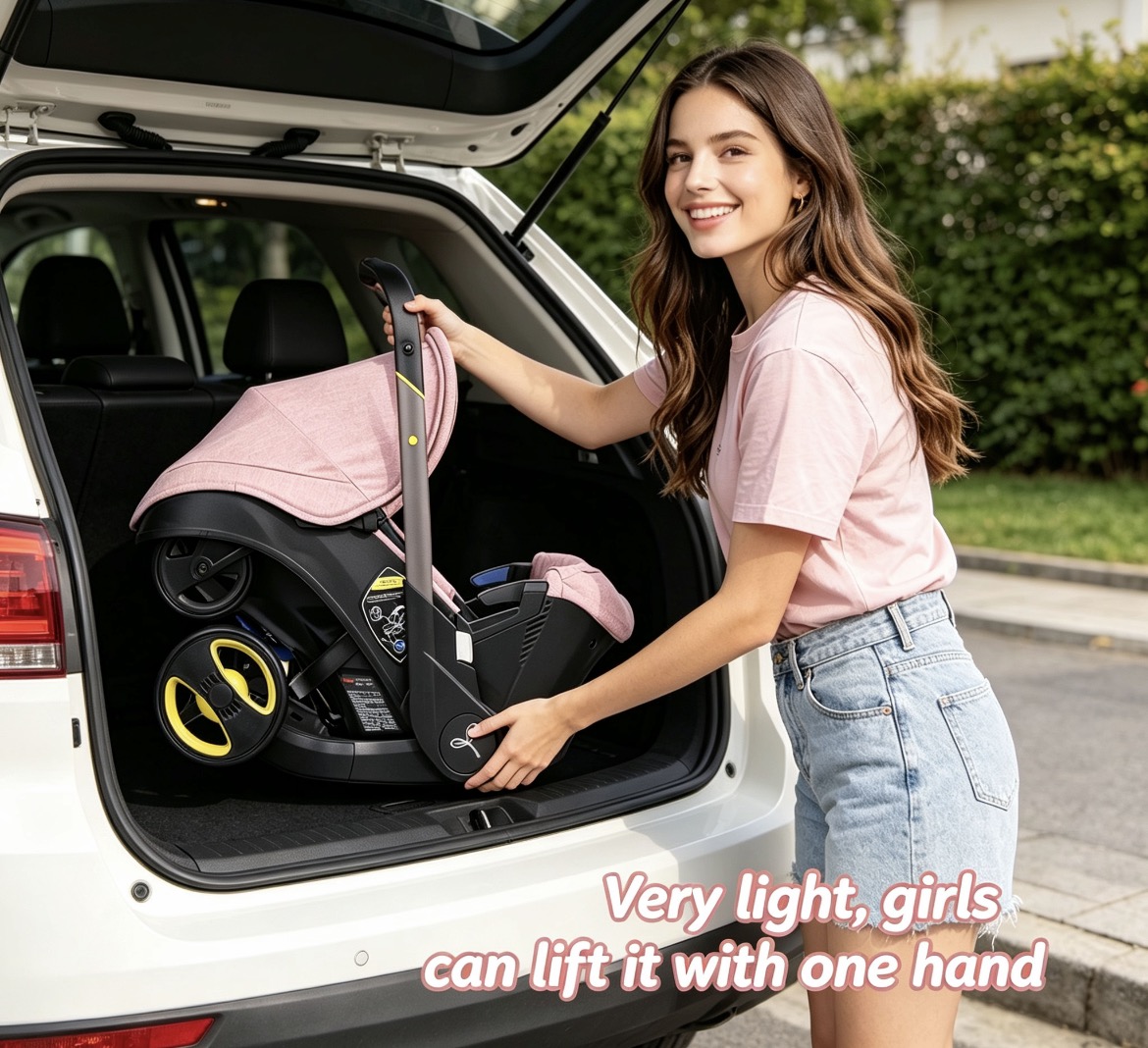3‑in‑1 Lightweight Foldable Ba - Baby Nursery Trolley recension och pris