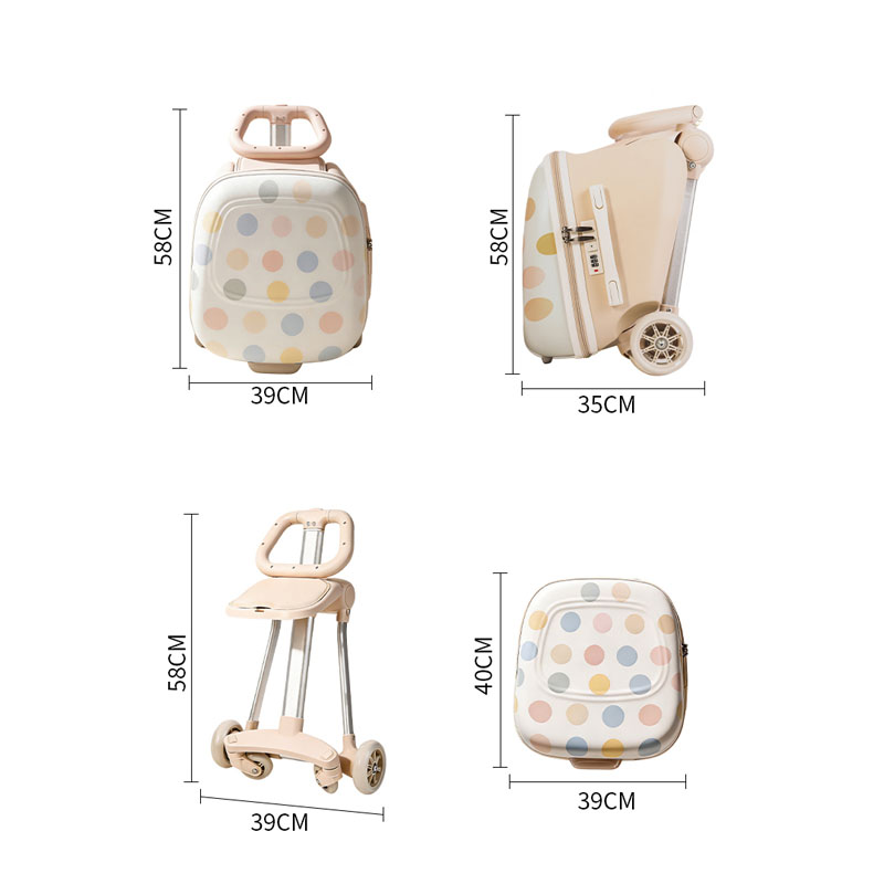 Travel Children Luggage Case C - Baby Nursery Trolley recension och pris