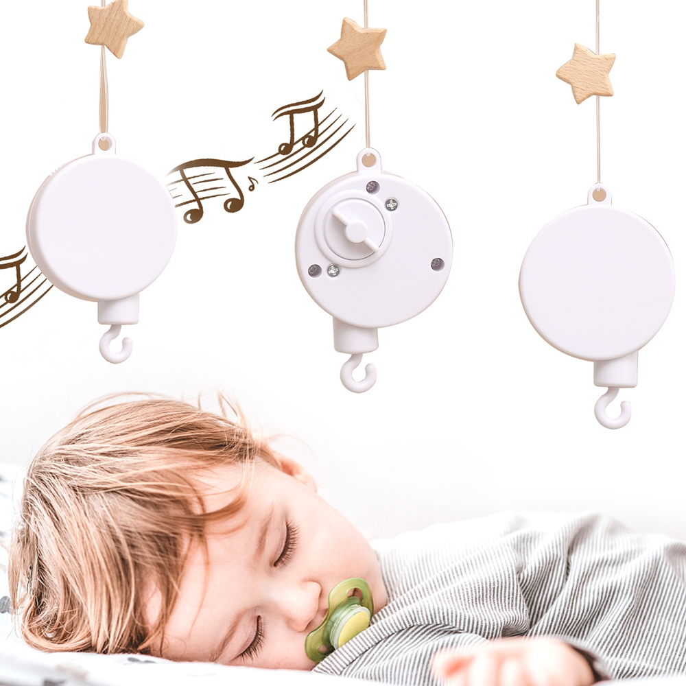 Crib Bell Rotary Music Box wit - Baby Nursery Song recension och pris