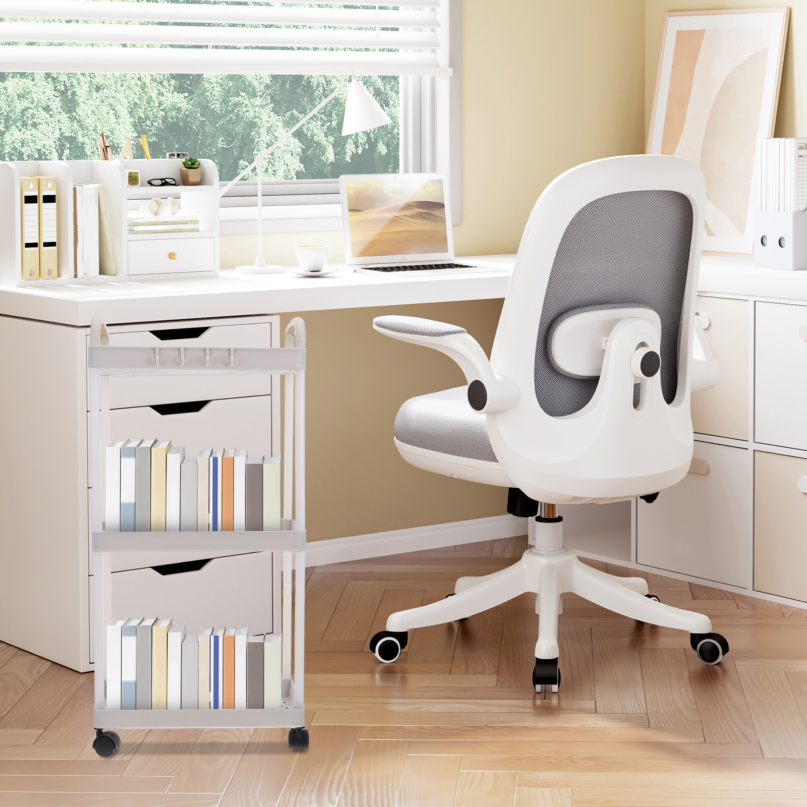 3 Tier Plastic Storage Cart Ro - Baby Nursery Trolley recension och pris