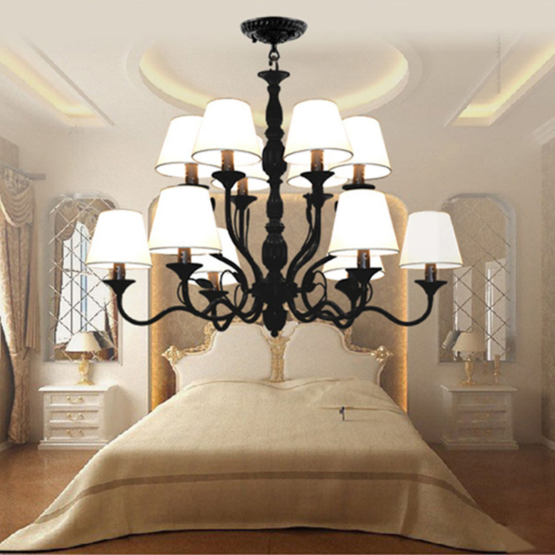 Luxury Rustic Wrought Iron Cha - Baby Nursery Chandelier recension och pris
