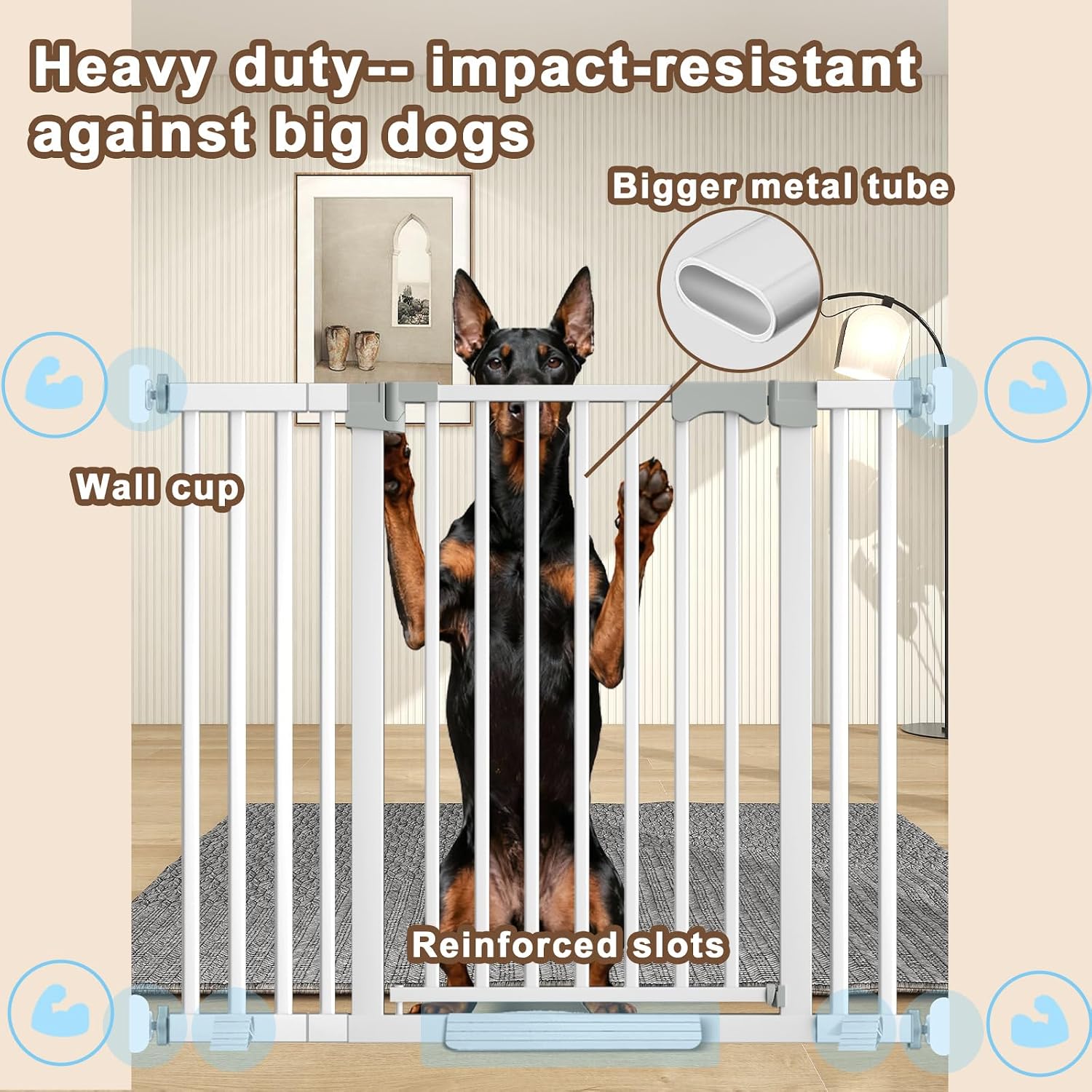 41'' Extra Tall Baby Gate for  - Baby Gate Extra Wide recension och pris