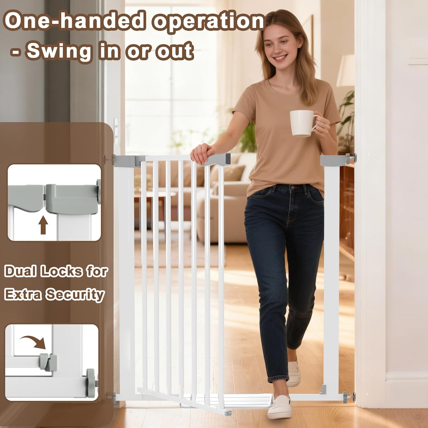 41'' Extra Tall Baby Gate for  - Baby Gate Extra Wide recension och pris