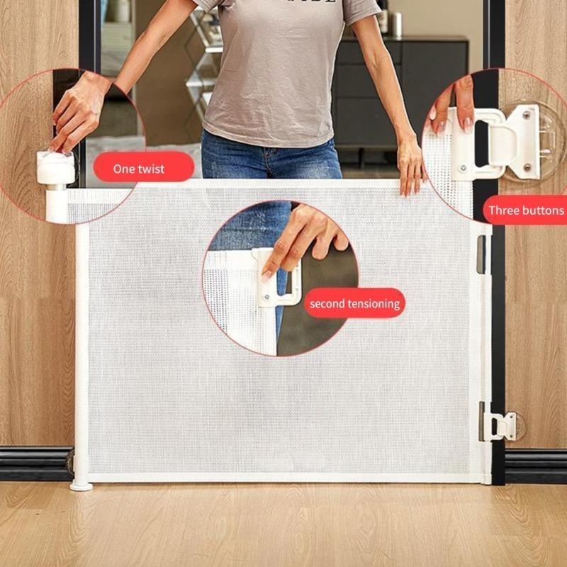 Retractable Pet Gate Baby Gate - Baby Gate Extra Wide recension och pris