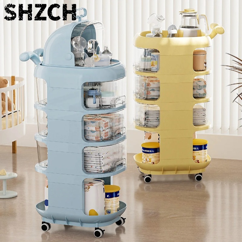 3-Tier Baby Organizer Cart wit - Baby Nursery Storage recension och pris
