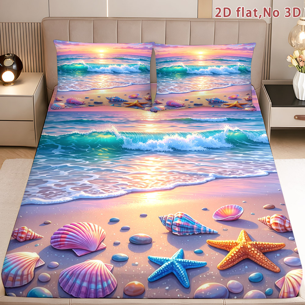 Ocean-Themed Fitted Sheet, Pri - Baby Nursery Ocean Theme recension och pris