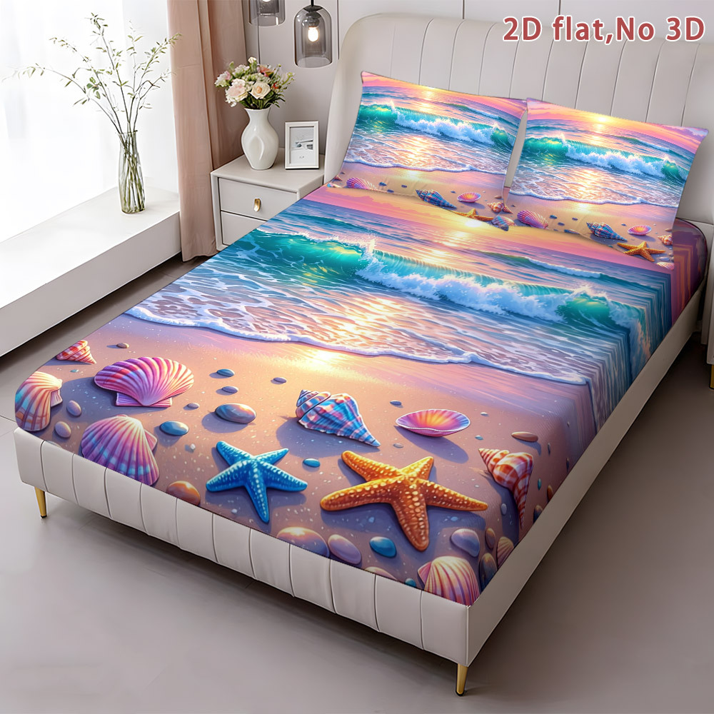 Ocean-Themed Fitted Sheet, Pri - Baby Nursery Ocean Theme recension och pris