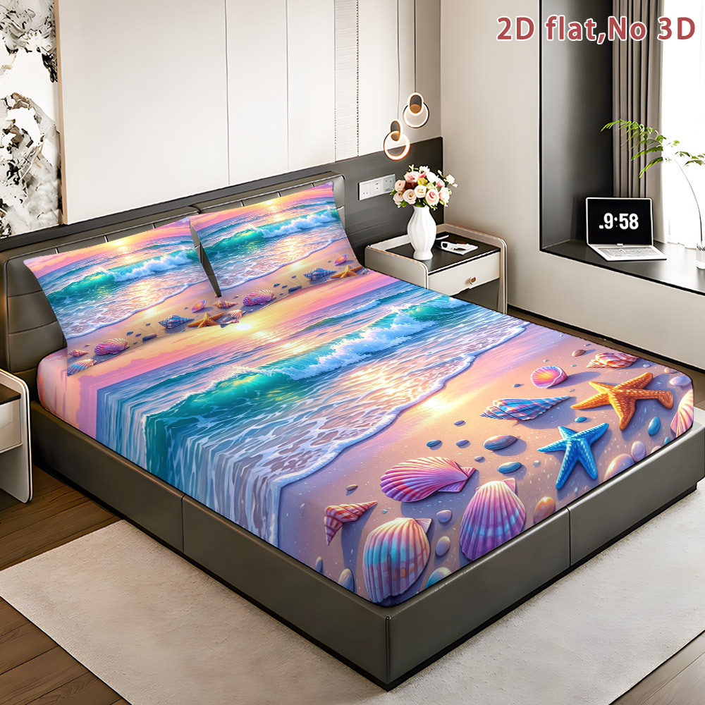 Ocean-Themed Fitted Sheet, Pri - Baby Nursery Ocean Theme recension och pris