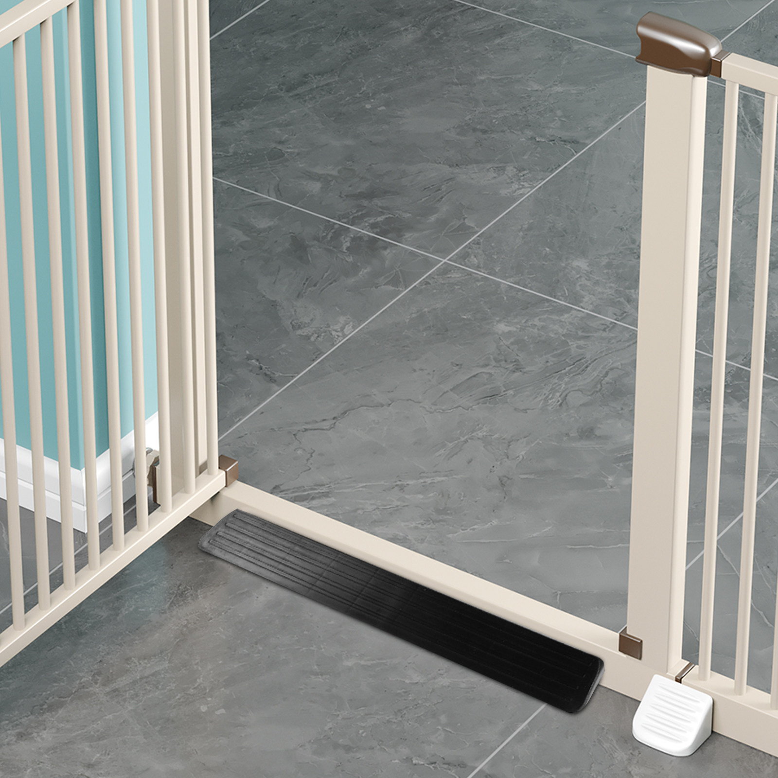 2Pcs Baby Gate Kick Plate Prot - Baby Gate Extra Wide recension och pris