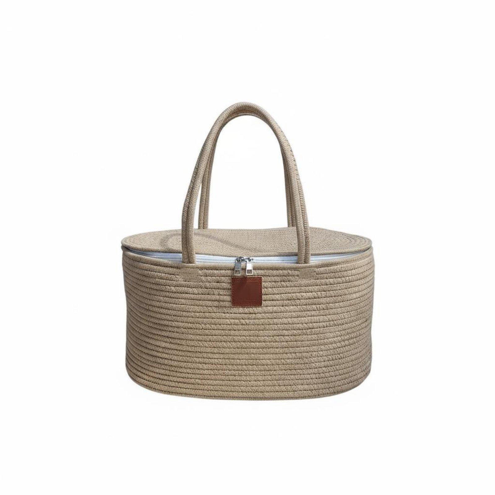 Cotton Rope Diaper Storage Bas - Baby Nursery Essentials recension och pris