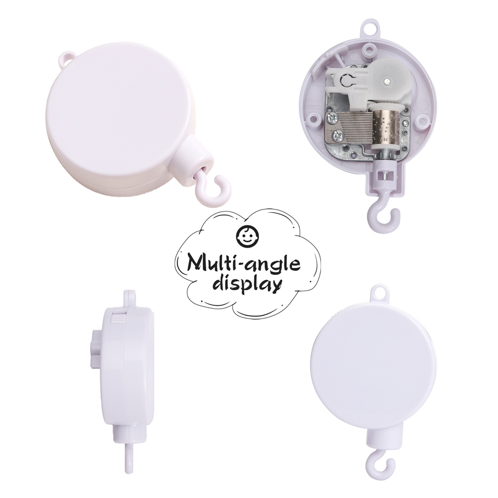 Crib Bell Rotary Music Box wit - Baby Nursery Song recension och pris