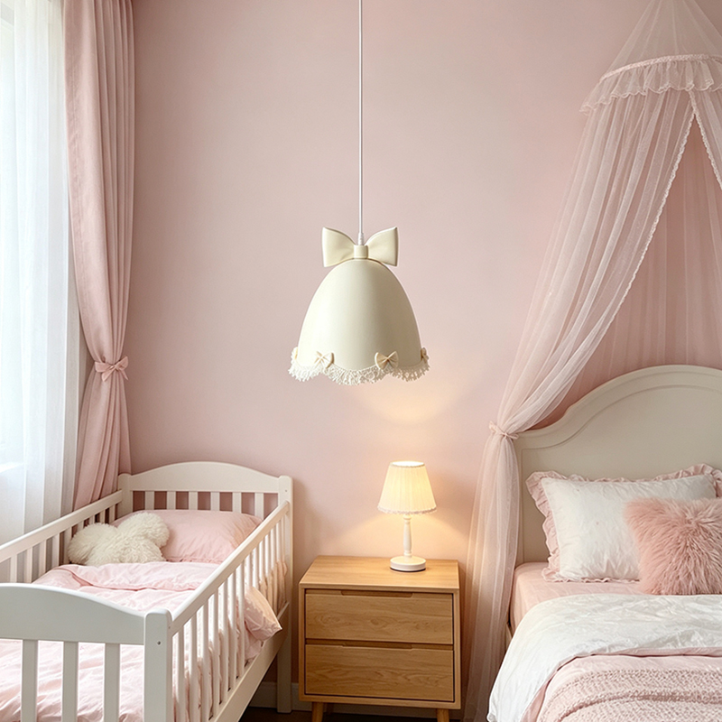 French Cream Style Princess Ro - Baby Nursery Chandelier recension och pris