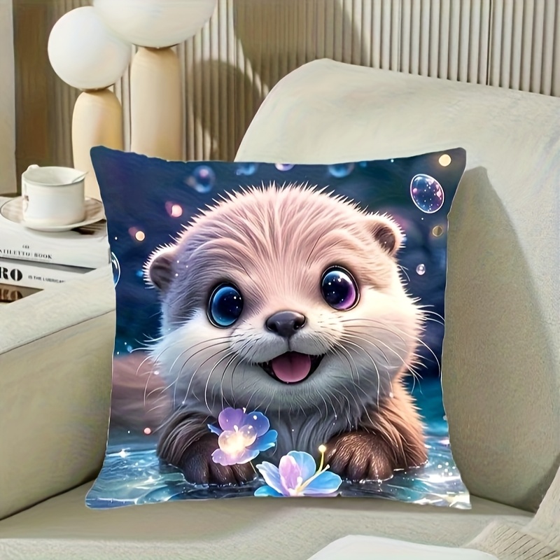 Cute Otter Baby Animal Throw P - Baby Nursery Ocean Theme recension och pris