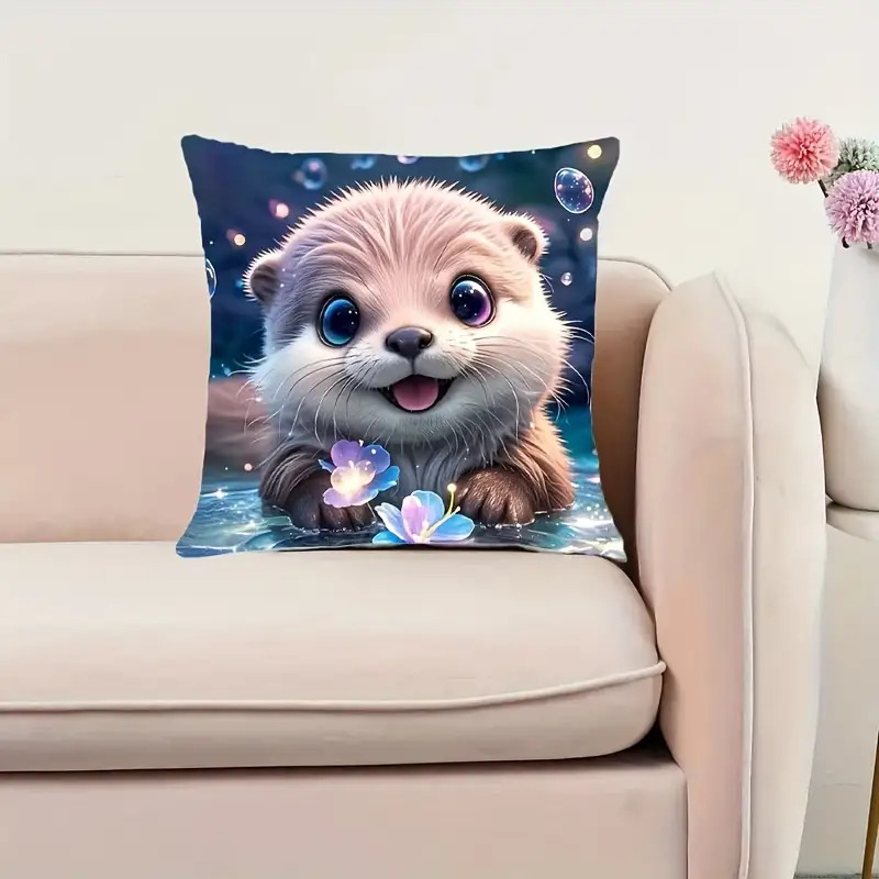 Cute Otter Baby Animal Throw P - Baby Nursery Ocean Theme recension och pris