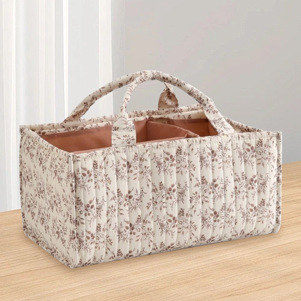 Floral Diaper Caddy Organizer  - Baby Nursery Essentials recension och pris