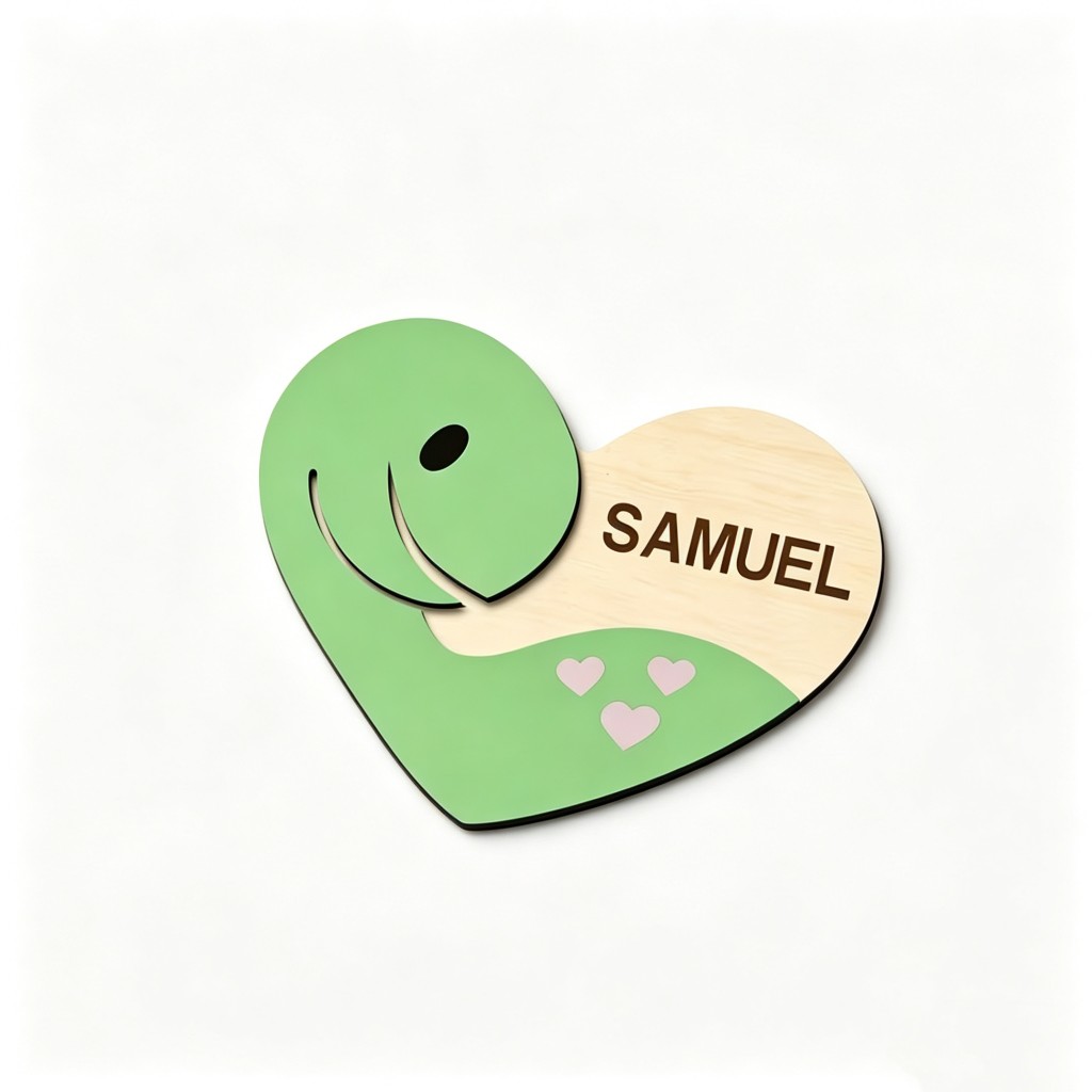 Custom Heart‑Shaped Whale Baby - Baby Nursery Ocean Theme recension och pris