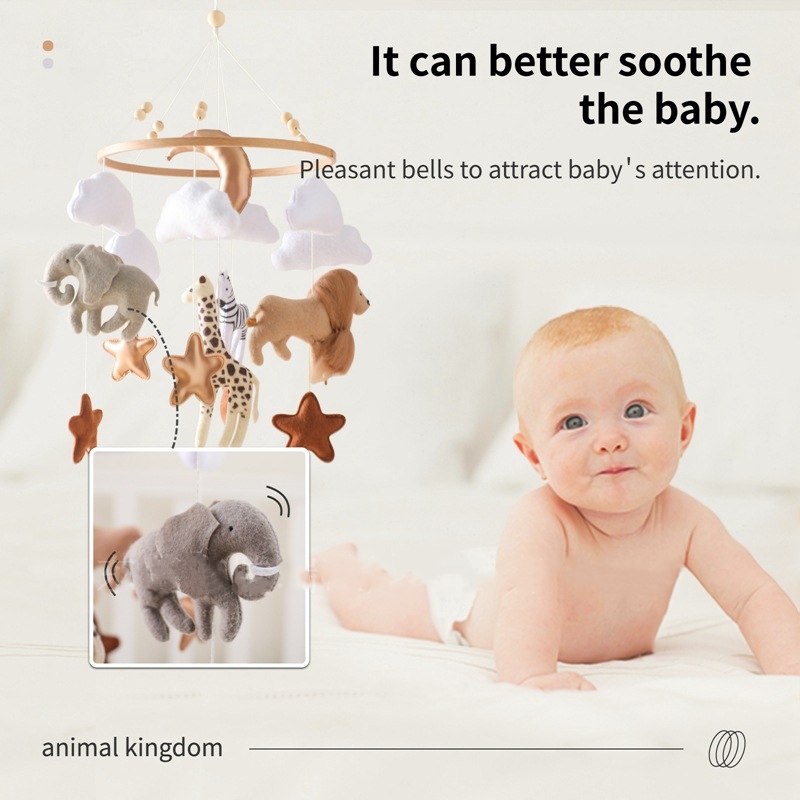 Hot Sale Nordic Handmade Felt  - Baby Nursery Crib recension och pris