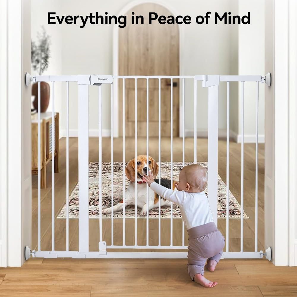 Hot Pressure Mounted Baby Gate - Baby Gate Extra Wide recension och pris